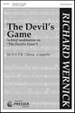 The Devil's Game SATB choral sheet music cover